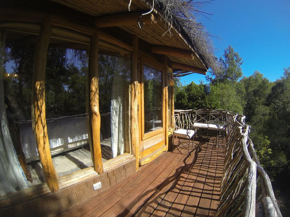 Tree Lodge Nidos De Pucon Bagian luar foto